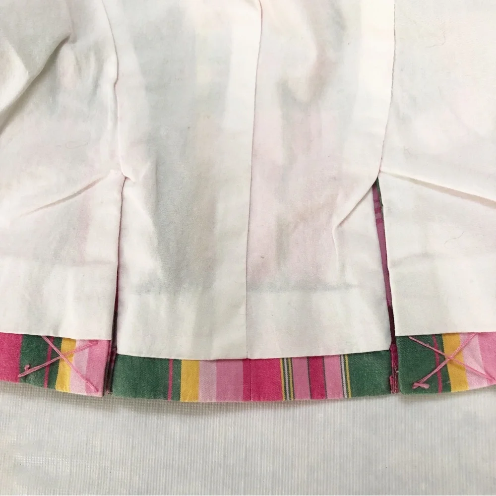 Ralph Lauren | Pink & Green Plaid Blazer Girls 2T
